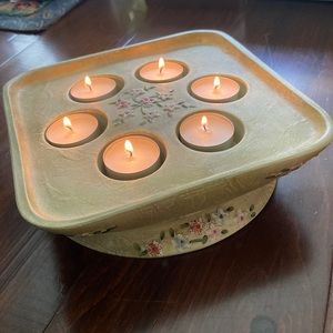Vintage PartyLite tea light holder